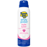 Écran solaire Simply ProtectMC à FPS 50+ pour bébés en vaporisateur de Banana BoatMD