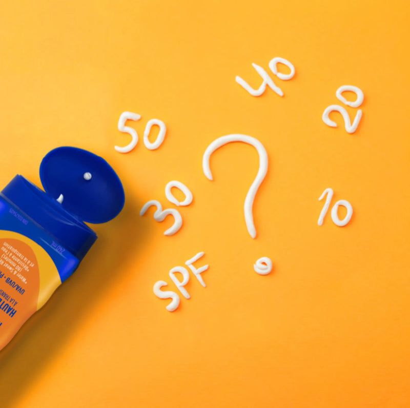 What SPF is right for me illustrated image with Banana Boat product.