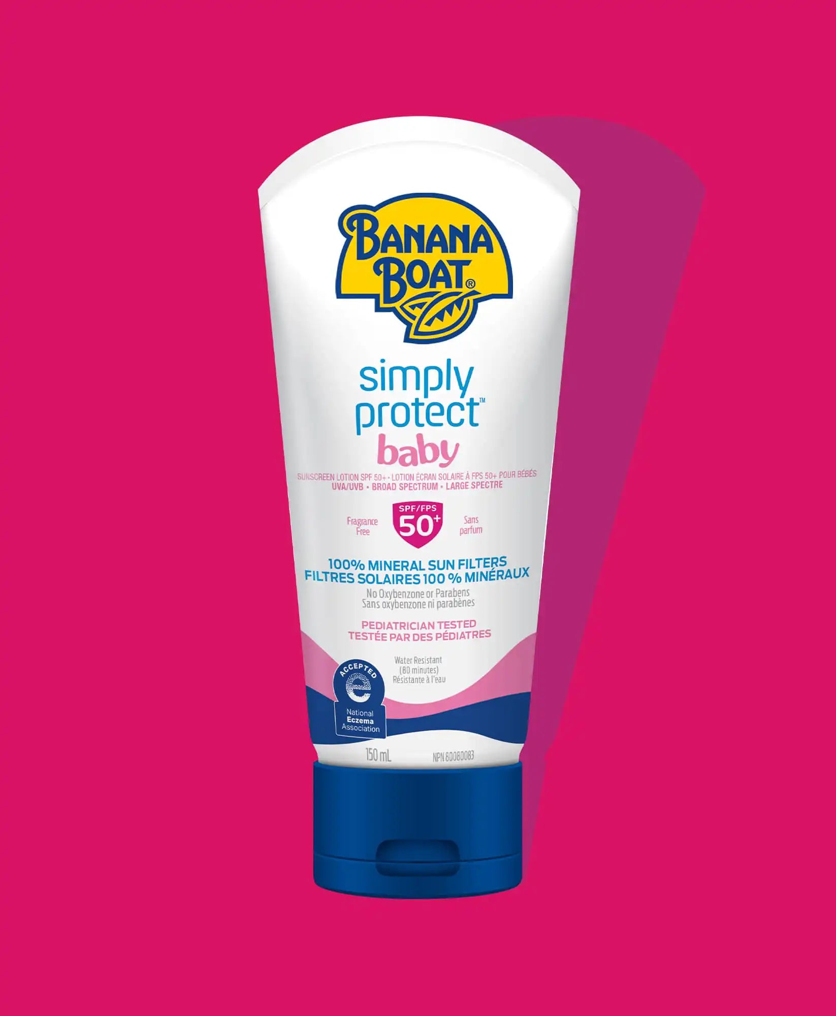 Banana Boat Simply Protect Baby Mineral Sunscreen Lotion SPF 50