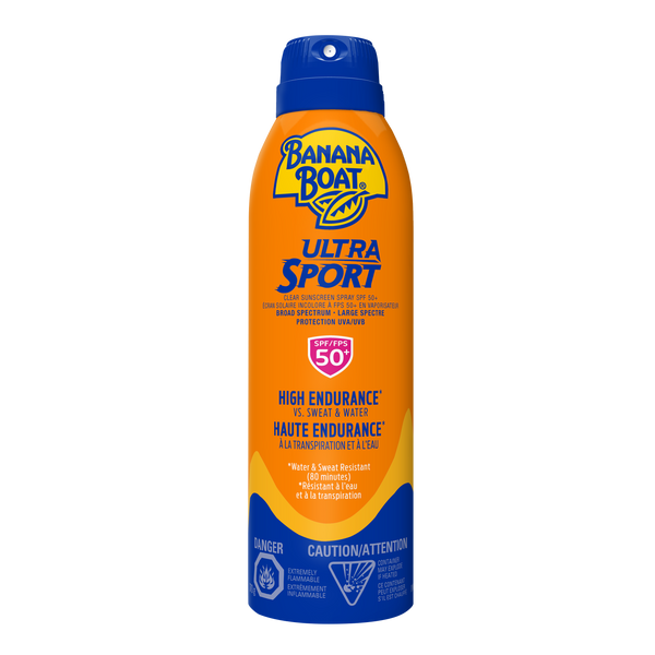 Écran solaire Ultra SportMC à FPS 50+ en vaporisateur de Banana BoatMD